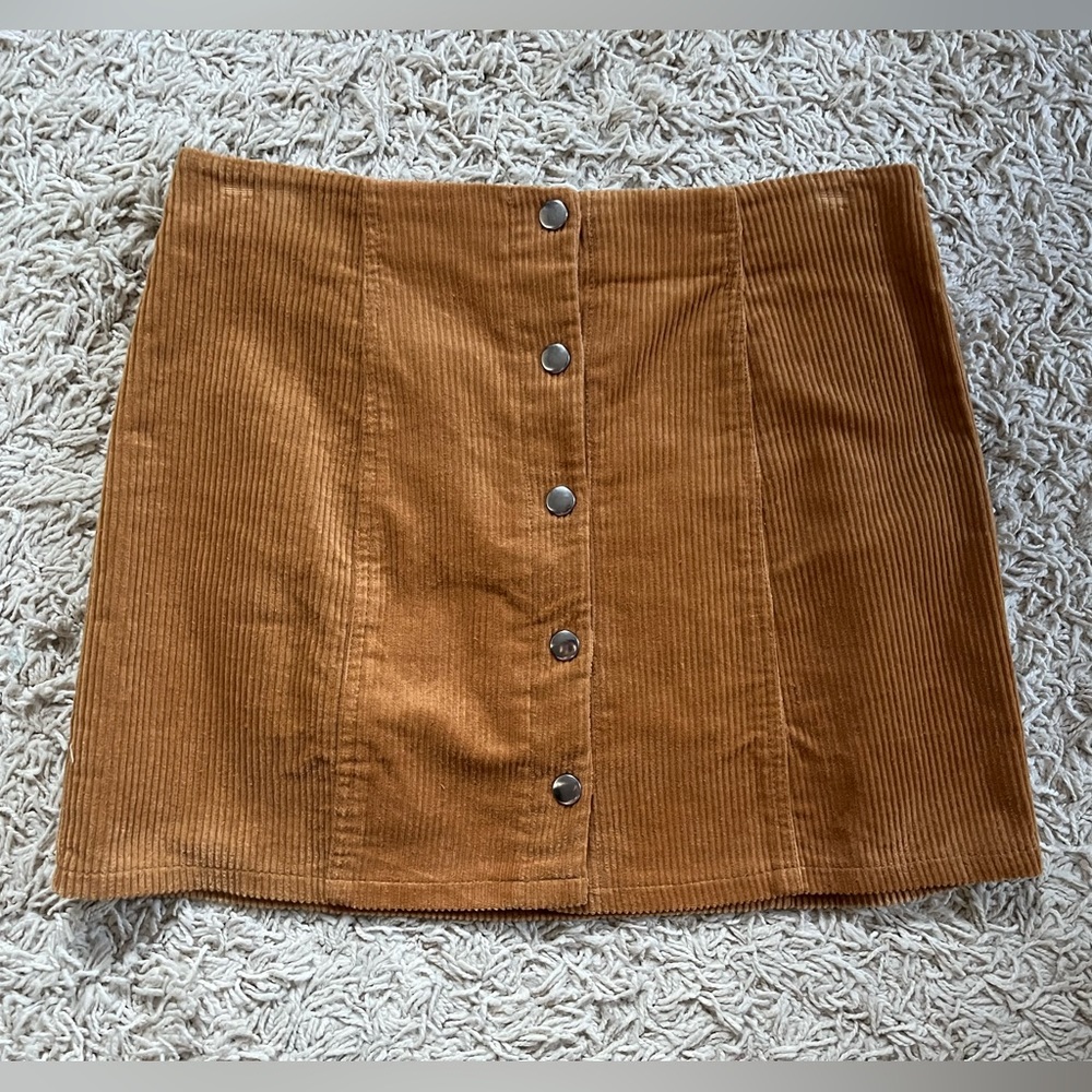 Corduroy Mini Skirt